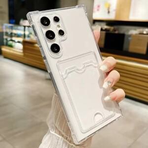 삼성 호환 S26 S25 S24 울트라 S22 S23 FE 케이스 A56 A55 5G A17 A16 A07 A36 A26 커버호환용  투명 카드