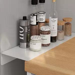 브이숍  무타공 마그네틱 철제 틈새 냉장고 벽 선반  굿딜 BUyuS