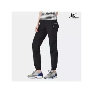 [아웃도어스/코몽트]여성 밴딩 조거 카고 팬츠 블랙