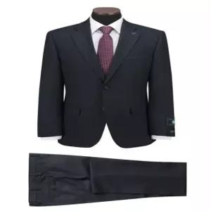 코오롱 브렌우드 울 모헤어 네이비 여름 남성 정장 세트 프리미엄 클래식 비즈니스 슈트