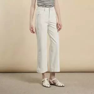 [BCBG] 하이웨이스트 세미 와이드 팬츠 B6M4P365