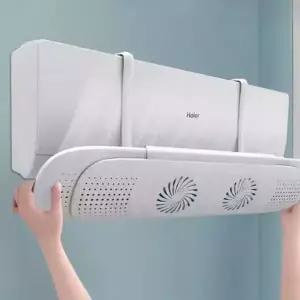 신축형 길이조절 벽걸이 에어컨 바람막이 윈드 커버 막이 컨