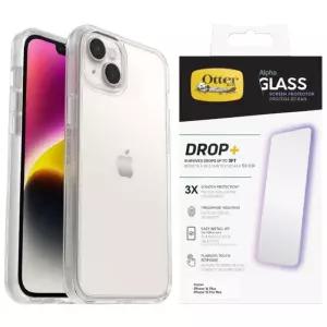 OtterBox Symmetry 클리어 시리즈 케이스 아이폰 14 플러스(전용) - 알파 액정보호필름 포함 - 소매 포 -