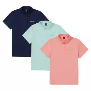 몽벨 여성 기본 카라 반팔 티셔츠