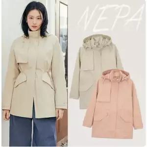 [네파](대구신세계)[정가 239,000원] 안유진픽 여성 듀라이크 2L 레인코트 사파리 방풍 자켓 7L20561