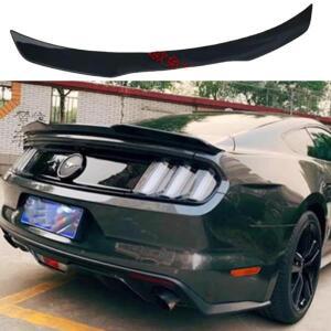 포드 머스탱 2015 ABS 고품질 플라스틱 소재 도색되지 않은 스포일러 리어 윙 트렁크 부츠 커버 자동차 스