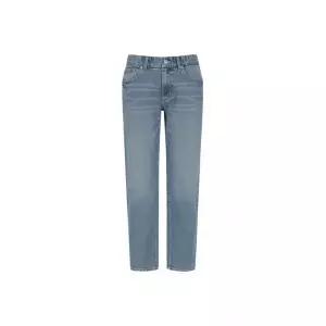 지오지아 남성 테이퍼드 크롭 데님 팬츠_AEG5DP1101LBL