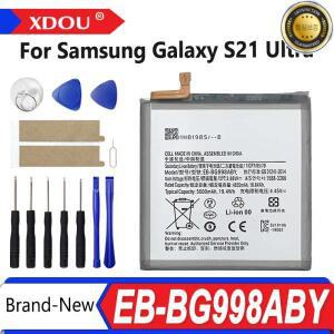 브랜드 뉴 EB-BG998ABY 5000mAh 교체용 배터리 삼성 갤럭시 S21 울트라 G998 5G 모바일 폰