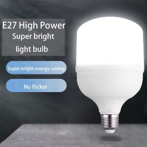 LED 큰 전구 E27 20W 30W 40W 50W 나사 입 조명 에너지 절약 램프 인테리어 호환 거실 침실 사무실