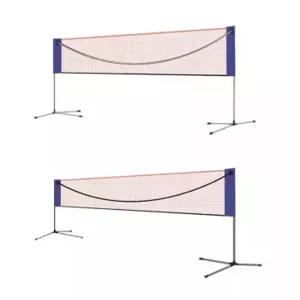 배드민턴 간이 네트 연습용 장비 접이식 운동 간편 브라켓 이동식배구  족구 그물