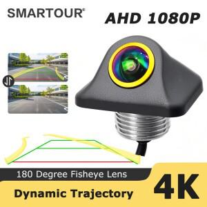 피쉬아이 다이나믹 궤적 AHD 1080P 후방 카메라 - CCD 렌즈 풀컬러 야간 투시 스마트 스티어링 가이드 라인