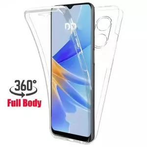 360 전신 양면 케이스 OPPO A16 A60 A38 A17 A98 A58 4G A78 4G 투명 충격 방지 PC 하드 커버