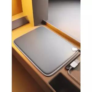 프리미엄 강아지 전기매트 반려동물 USB 온열매트 고양이 쇼파 3단계 올리브그레이-소형