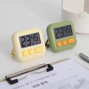 히키스 디지털 타이머 VITA 뽀모도로 집중 무소음 필통속 수험생 쿠킹