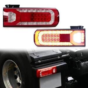 1개 24V LED 트럭 테일 라이트 후미등 벤츠 악트로스 MP4 5용 후방 정지 브레이크 램프