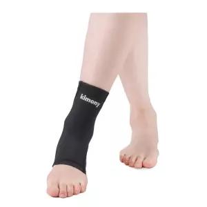 키모니 우수한 탄력성 발목슬리브 블랙 압박밴드 아킬레스건보호대 부상방지 등산용품 고정