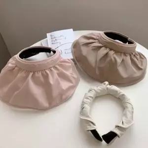 러블리스타일모자 여자 돌돌이 러블리 썬캡 머리띠 헤어 밴드 캡모자