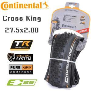 컨티넨탈 크로스 킹 MTB 27.5x2/2.3인치 튜브리스 접이식 타이어 3/180 TPI 성능 TLR 29x2.2 접이식 쉴드월