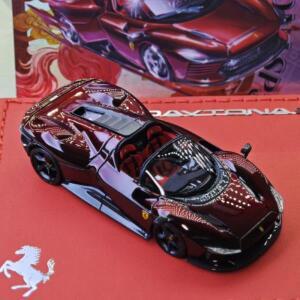 Fuelme 1:64 sp3 한정판 타오르미나 레드 데이토나 수지 미니어처 모델 자동차(말, 성인 장식품, 소년 장난