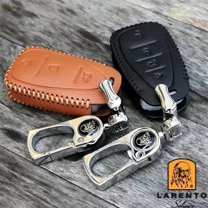 트레일블레이저 가죽 키케이스 3버튼 자동차 키홀 더 커버 리모컨 키 케이스 보호대 차량