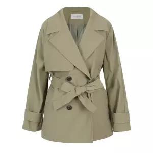 더블 숏 트렌치 코트_JJ