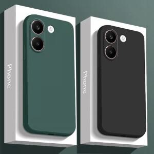 포코 X8 프로 맥스 케이스 리퀴드 실리콘 폰 샤오미 소프트 TPU 커버