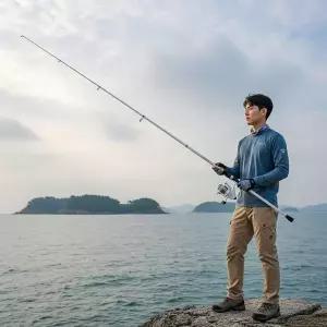 [알티피아]원투낚시대 3.3m 갯바위 민물 바다낚시용 입문자용 카본 릴대 세트