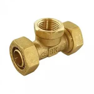 엑셀파이프 부속 황동 속T형 연결구 배관 부품