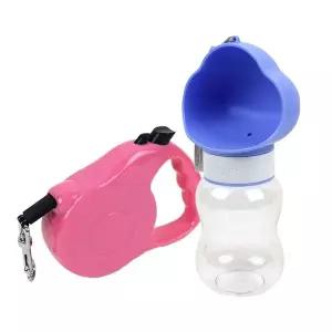 애견 3M리드줄 물통 산책세트 세트 리드줄 산책줄