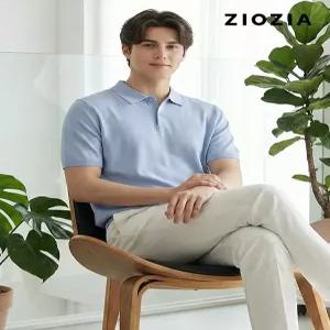 [지오지아]소프트 티에리 반팔 카라 니트 (ABE2ET1102)