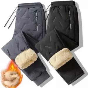 [셀러에이드]밴딩 플리스 바지 기모 남성 겨울 작업 보온 겨울패딩바지