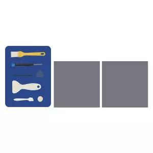 PPTM7950 상변화 열 패드 40x40x0.2mm 2팩 - CPU/GPU/SSD용 8.5W/m？K 고전도성 PC 노트북 냉각 PS5 및 스팀