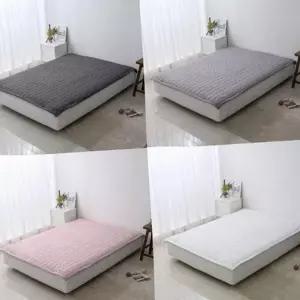 모던 침대 매트 사계절 패드 침실 누빔 워싱 간절기 면침대패드