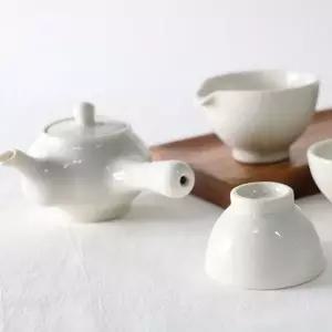 백자 찻잔 홈카페 다관 용품 다기 선물용 도자기 다관세트