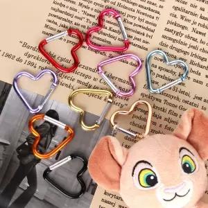 [콩심팥심]키체인 하트 카라비너 키링
