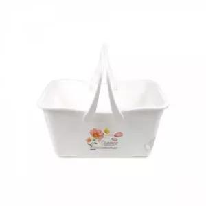 WL 심플 화이트 목욕바구니 대 욕실바스켓 욕실바구니