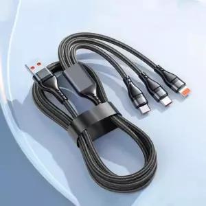 [RIZPICK]고속 충전케이블 3in1 멀티 동시충전 C타입케이블 휴대폰케이블