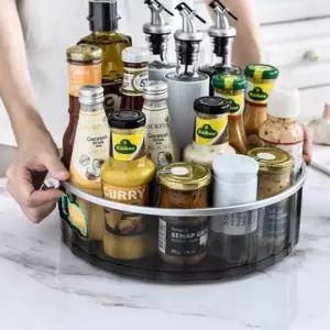 양념통 정리대 회전 트레이 주방 수납 선반