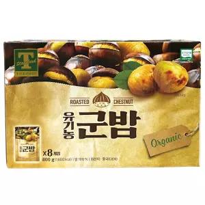 티스탠다드 유기농 군밤 100g 8입