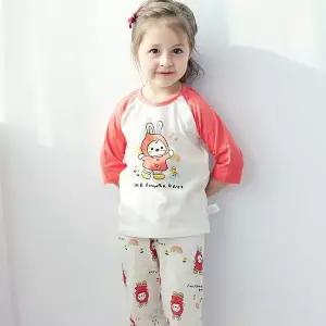 [보리보리/바풀 주니어]바풀 MK SS63-02 아동내복 7부 순면 유아 아동 실내복