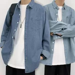 [라일리의류] Rly 남성 데님셔츠 캐주얼 청남방 진청 연청 남방 2