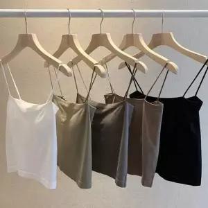 데일리 스퀘어 끈나시 이너웨어 무지 탑 레이어드 셔츠 55 66 77 88