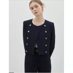 [롯데백화점]씨씨콜렉트 골드 버튼 크롭 자켓C262MSF233