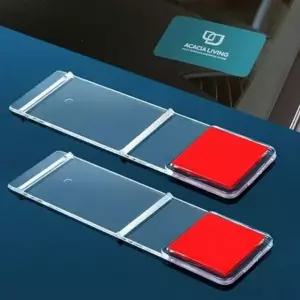 번호 자동차 투명 유리 알림판 차량용 주차 명함 차량 꽂이