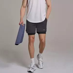 [모로엠]남성 스포츠 기능성 2in1 트레이닝 반바지 ON PTH QWFN4HS8_P420271128