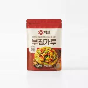 백설 바삭한 부침가루 2kg 실패 없는 전 요리 김치전 해물파전 황금비율 배합으로 끝까지 바삭하게