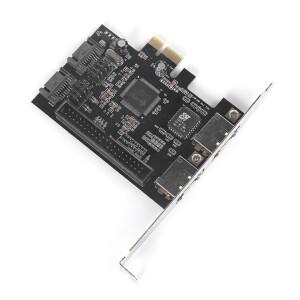 PCIe-2포트 SATA IDE RAID 컨트롤러 카드 PCI 익스프레스 확장