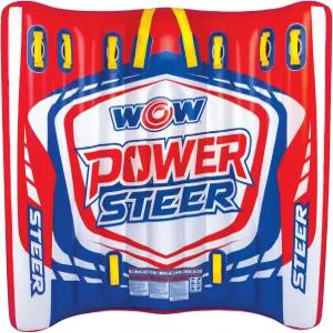 WOW 스포츠 파워 스티어 견인 가능한 튜브 - 1-3인용 510파운드 용량 조종 보트 타기용 청소년 및