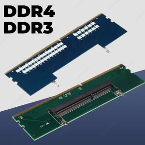 노트북 DDR4 SODIMM 데스크탑 DIMM 메모리 RAM 커넥터 카드 변환기 어댑터
