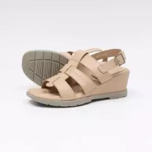 웨지힐 발편한 여성 통굽 여름구두